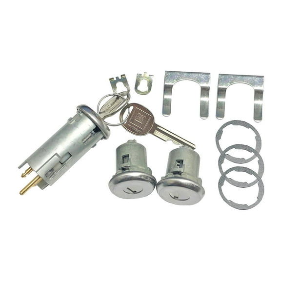 JEGS 18088 Door & Electric Tailgate Lock Set 1973-1991 GM Models Set Includes: (