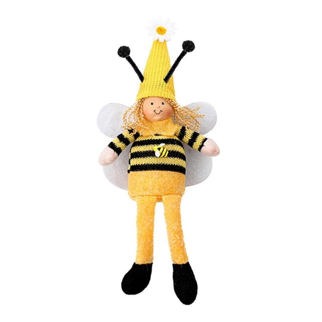 Escandinavo Tomte Miel Abeja Elfo Decoración Enano Muñeca Ornamento Para El Hogar Granja Cocina Guardurnaity HA043501-01