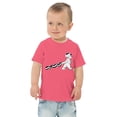 thumbnail image 2 of Snowboard bear Toddler jersey t-shirt (Hot Pink, 4), 2 of 4
