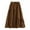 A-Brown480, variant on XIAONU Womens Drawstring Midi Skirt Gathered Elastic Waist Cotton Skirt Casual Weekend Shopping Everyday Skirt