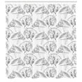 thumbnail image 3 of Ambesonne Horses Shower Curtain, Mare Sketch, 69"Wx84"L, Black White, 3 of 3