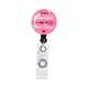 thumbnail image 4 of Porta credencial retráctil de nailon Yuyangstore para mujeres y hombres Rosa, 4 of 8