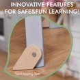 thumbnail image 6 of Folding Wooden Kitchen Helper Tower for Toddlers – Safe & Compact Learning Step Stool, Ages 18 Months+, 6 of 9
