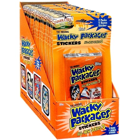Wacky Packages Series 3 Trading Card Blister Box Trading Card Stickers