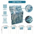thumbnail image 6 of Turquoise Jellyfish Coastal Table Runner 90 Inches, Summer Ocean Seaweed Wooden Bed Runner Dresser Scarves Tabletop for Indoor Outdoor Parties/Ceremony/Banquet, 13" x 90", 6 of 9