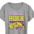 thumbnail image 3 of Marvel Hulk - Logo Pose - Women's Short Sleeve Graphic T-Shirt, 3 of 5