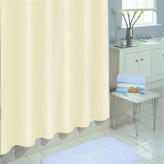 040O06001285 70 x 72 in. Ivory Vinyl Excell Shower Liner Walmart