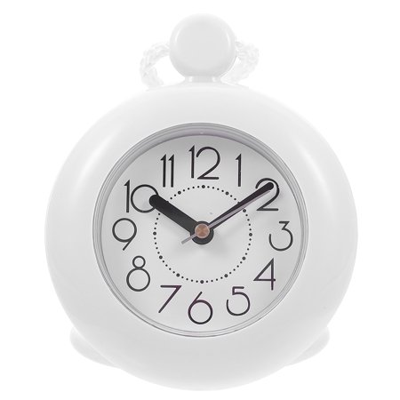 Nuolux Vintage Style Silent Wall Clock, Small Non-Ticking Decorative Hanging Clock for Bathroom and Kitchen