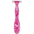thumbnail image 3 of BIC Miss Soleil Colour Collection Lady Razors, Triple-Blade Razors, Vitamin E Enriched Lubricating Strip - Pack of 4, 3 of 9