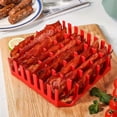 thumbnail image 6 of Silicone Bacon Tray And Rack For Air Fryer And Microwave Oven Non Stick Easy Clean 7.48X7.48X2.17 Inches, 6 of 7