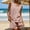Pink plus size 2 piece shorts set a1, variant on Cagogo Women Plus Size 2 Piece Shorts Set Casual Summer Outfits Loose Tank Top Round Neck Sleeveless Basic Matching Lounge Sets Solid Tracksuits Travel Airport Clothes, Khaki 2XL