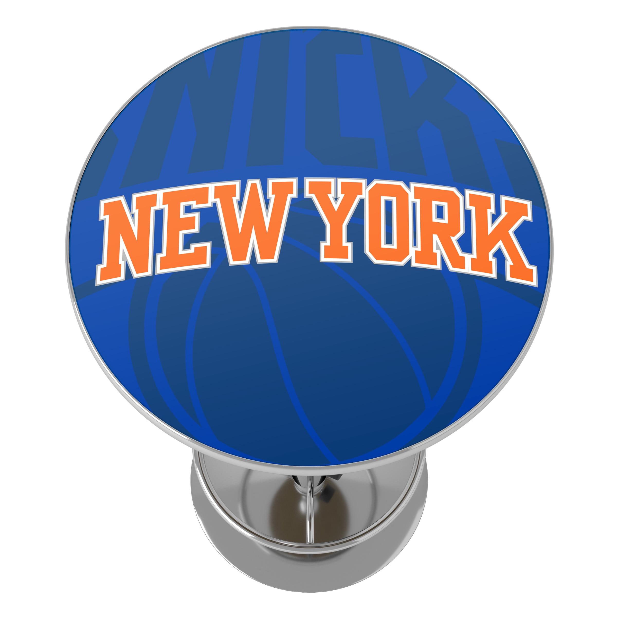 New York Knicks Fade Bar Table with Adjustable Footrest and Acrylic Top