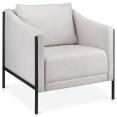 thumbnail image 1 of Bouclair Chaise d'Appoint en Métal et Tissu Couleur Avoine, 1 of 10