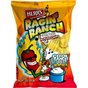 Herr's - Ragin Ranch Potato Chips, Pack of 12 bags