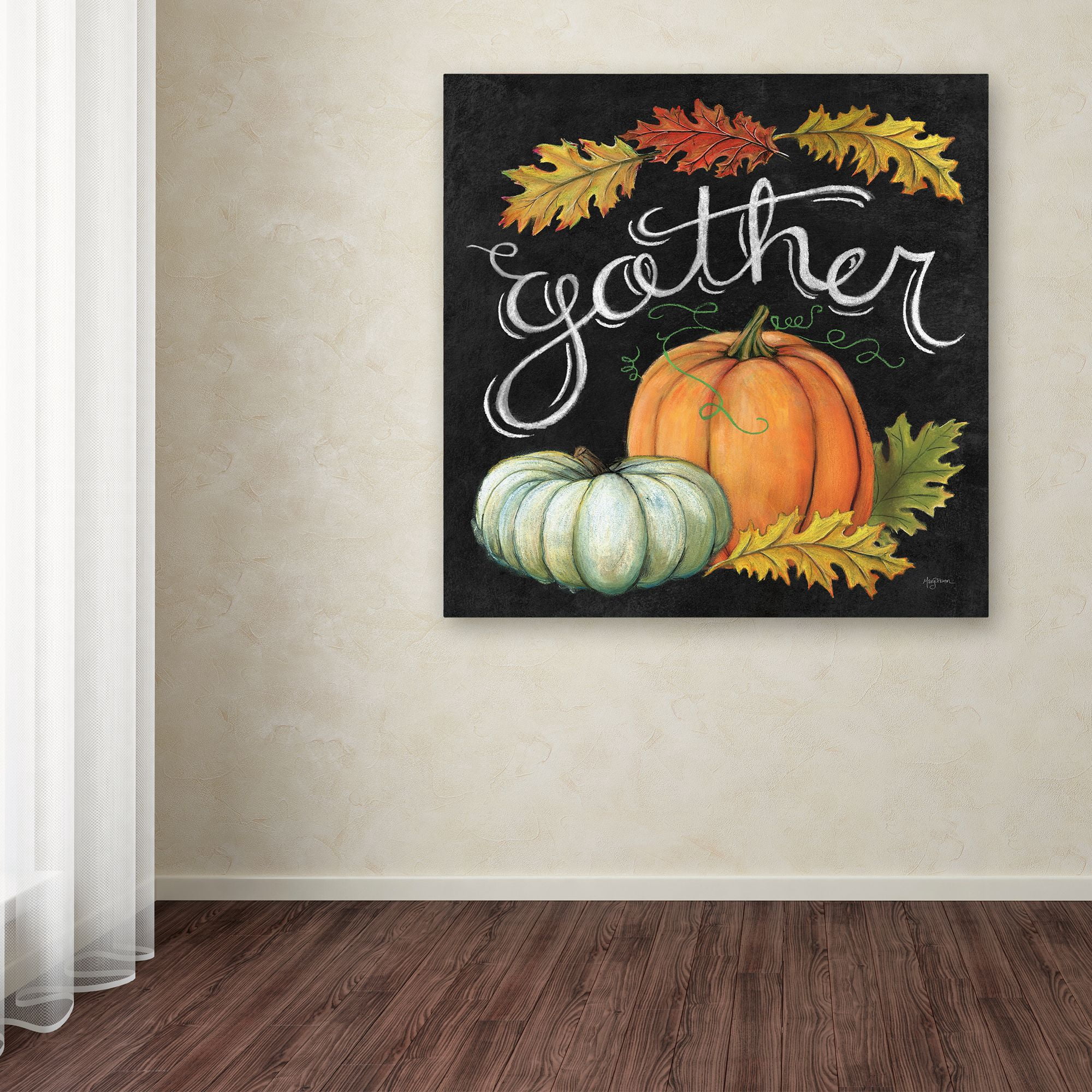 Trademark Fine Art 'Autumn Harvest III Square' Canvas Art by Mary Urban