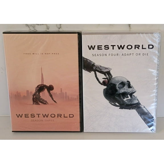 Westworld The Complete Seasons 3 & 4 ( DVD 6-Disc Set ) Brand New & Sealed