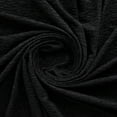 thumbnail image 2 of Zelouf Crinkle Knit With Roller Glitter  , Sewing, DIY, Crafts Fabric by the Yard, Black/black, 7 Yard, 2 of 3