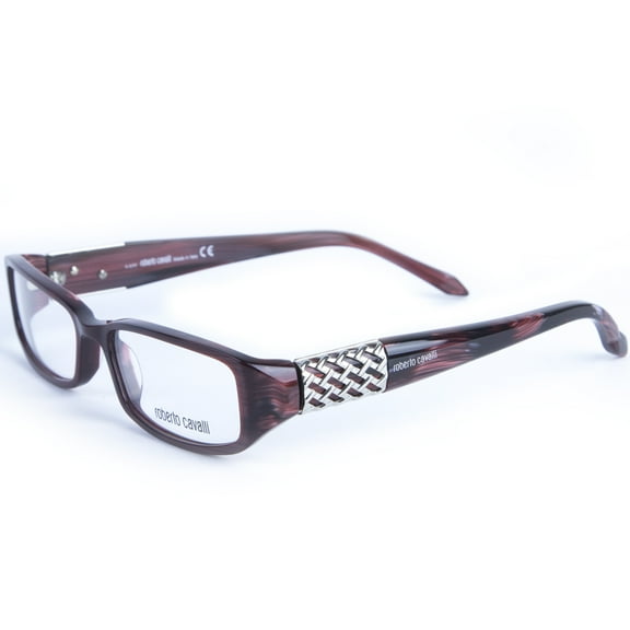 Roberto Cavalli Ranuncolo Eyeglass Frames 53mm Burgundy Horn