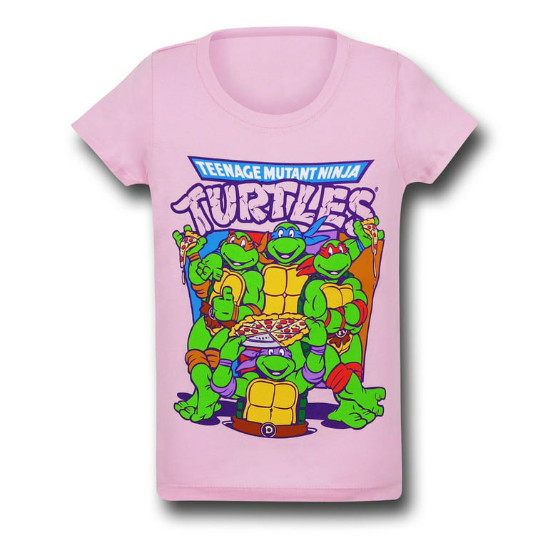 Teenage Mutant Ninja Turtles Girl's Ninja Birthday 7 T-Shirt