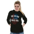 thumbnail image 4 of One Nation Under God Blessed USA Flag Long Sleeve TShirt Men Women Brisco Brands L, 4 of 5