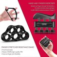 thumbnail image 4 of Handtrainer Fingertrainer, Griffkraft Trainer Trainingsset - 5er-pack, Verstellbarer Grip Trainer, F, 4 of 5