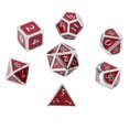 thumbnail image 4 of Dados de Juego de Mesa Transparentes de Cromo ANGGREK Poliédrico Multilado Para Niños Y Niñas, 4 of 7
