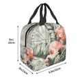thumbnail image 3 of Honeii Tropical With Flamingos Print Lunch Bag Women, Lunch Box Lunch Bag for Women Adult Men, Small Leakproof Cute Lunch Tote Large Capacity Reusable, 3 of 8