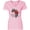 AD-Pink, variant on Inktastic Black History Month Forever in My Heart Ink Print Africa Women's V-Neck T-Shirt