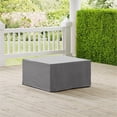 thumbnail image 2 of Afuera Living Square Vinyl Polyester Fabric Patio Coffee Table Cover in Gray, 2 of 6