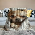 thumbnail image 5 of Cozy Chihuahua Dog  Flannel Blanket - Soft, Warm Throw for Naps, Camping &amp; Travel | Perfect Gift for Pet Lovers Dog Blanket, 5 of 8