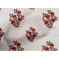 thumbnail image 5 of oneOone Cotton Poplin Red Fabric Block Craft Projects Decor Fabric Printed By The Yard 56 Inch Wide-3T, 5 of 5