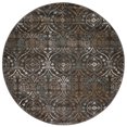thumbnail image 2 of Radici 3746-1035-BROWN 7 ft.10 in. Round Pisa Area Rug - Brown, 2 of 2