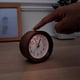 thumbnail image 3 of Analog Wood Alarm Clock With Snooze - Retro Clock With Dial Alarm Light - Quiet Vintage Wood Table Clock Without, 3 of 4