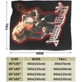 thumbnail image 4 of Judas Rock Band Priest Blanket Soft Cozy Lightweight Warm Throw Blanket Bedroom Sofa Decorations All Seasons Blankets 60"X50", 4 of 6