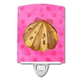 thumbnail image 1 of Carolines Treasures BB8174CNL Sea Shell Pink Polkadot Ceramic Night Light, 1 of 1