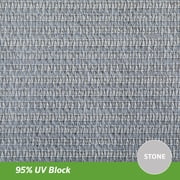 Coolaroo Premium 17' 9 x 17' 9 Gray Square Shade Sail