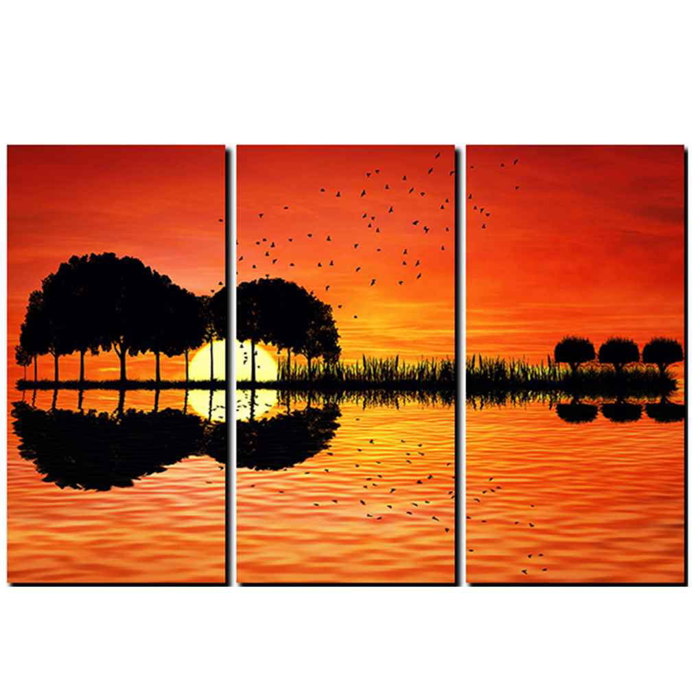Sunset Lake Wall Art