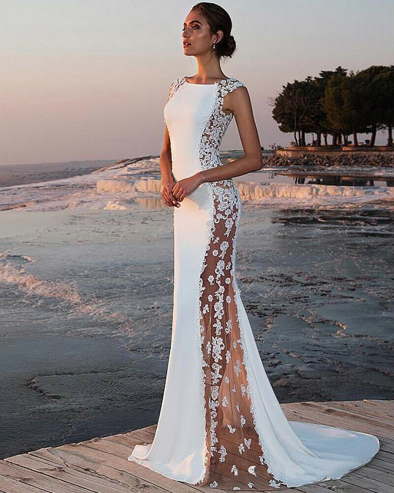 Women Formal Wedding Bridesmaid Evening Party Ball Prom Gown Long ...