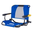 thumbnail image 2 of GCI Outdoor Stadium Rock-Cliner Cobalt Rocking Stadium Seat for Bleachers with Back Support And Armrests, 2 of 13
