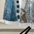 thumbnail image 5 of Qxltty Forest Snowman Round Tablecloth 60 Inch Dia Washable Table Cover with Dust-Proof Wrinkle Resistant for Restaurant Picnic Indoor and Outdoor Dining, 5 of 8