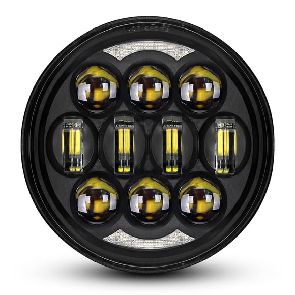 Faro de proyección LED LX-LIGHT de 5,75 pulgadas, aprobado por el DOT, 80 W