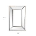 thumbnail image 6 of Bed Bath & Beyond 12" Rectangle Wall Mounted Accent Mirror - Black, 6 of 7