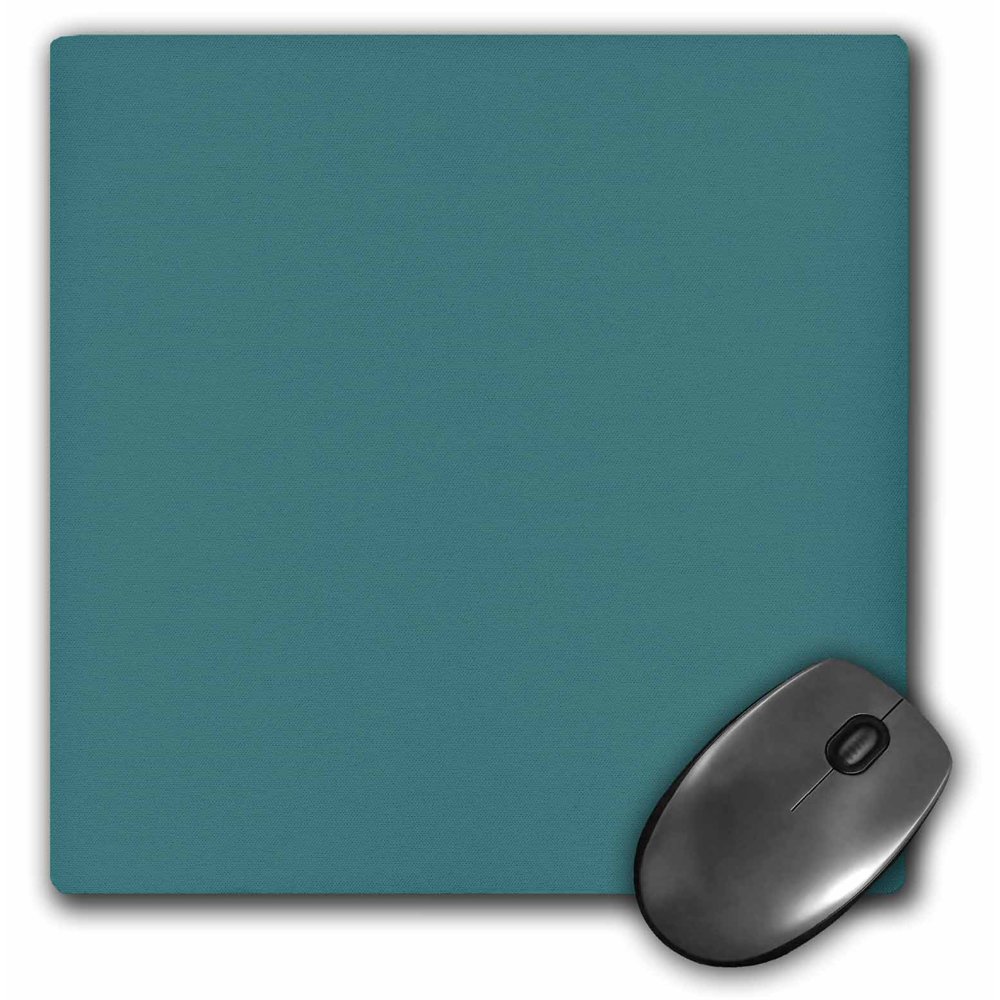3dRose Cool Teal, Mouse Pad, 8 by 8 inches