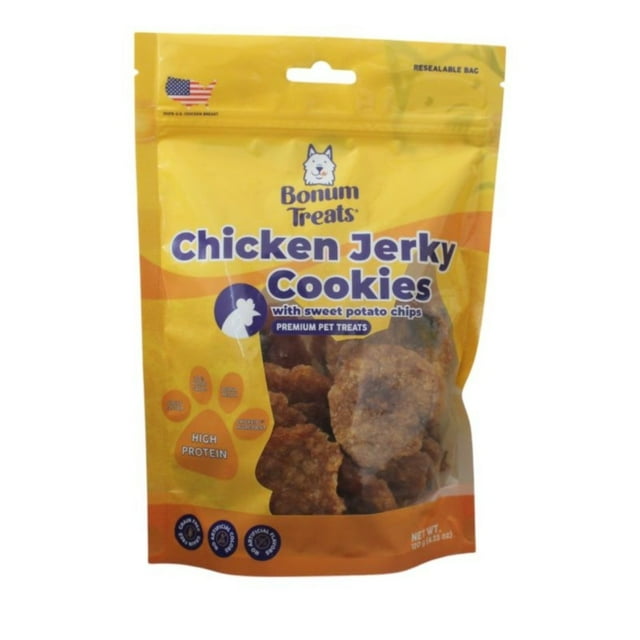 Galletas Saludables para Perros Pollo y Camote - Bonum Treats