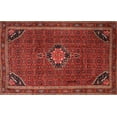 thumbnail image 1 of Ahgly Company Machine Washable Indoor Rectangle Traditional Red Area Rugs, 4' x 6', 1 of 7