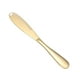 thumbnail image 1 of Inteprter Cuchillo esparcidor de mantequilla de primera calidad, ranurado confiable y de larga duración para untar fácilmente y con seguridad Cocina y Comedor Oro, 1 of 6