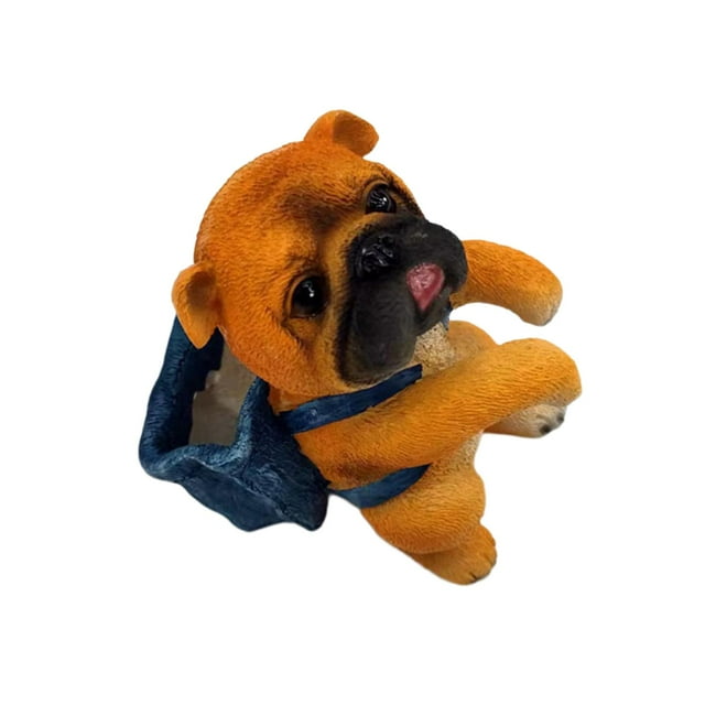 Decoración de pecera, pecera, paisajismo, conejo, perro, Koala, estatua, borde colgante con diseño de cesta trasera, adornos decorativos, decoración Yinane Decoraciones de acuario
