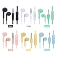 thumbnail image 2 of Mistaha U19 3.5mm Wired Headphones In-Ear Headset Macaron Color Music Earphone Smart Phone Earbuds In-line, 2 of 7