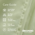 thumbnail image 7 of Deconovo Sheer Curtains for Sliding Glass Door 96 inch Length Grommet Voile Drape Curtains Sage Green 2 Panels 52x96 inch, 7 of 7