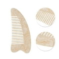 thumbnail image 2 of Unique Bargains 1 Pc Portable Anti-Static Hair Comb Beige Acetate Sheet, 2 of 5